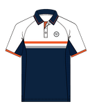 SW23 Golf Performance Polo - Navy/Orange