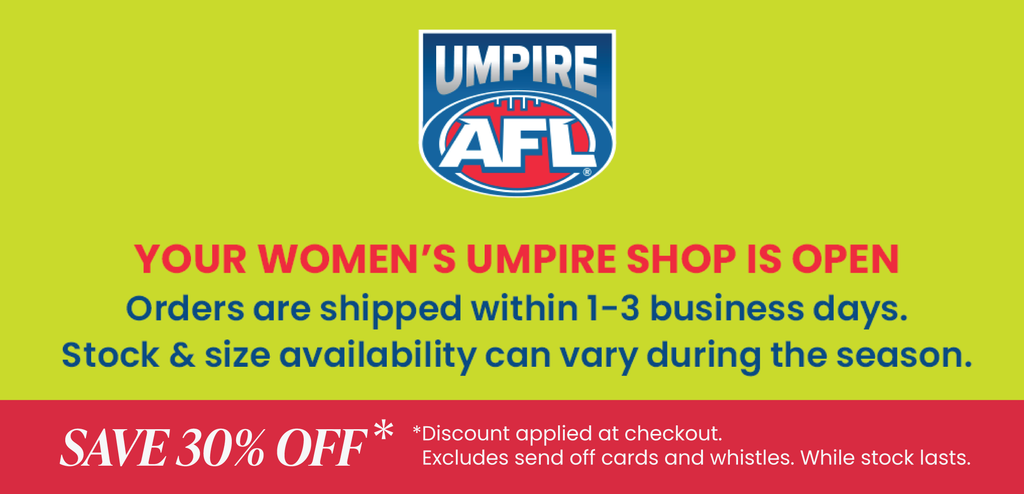 AFL WOMEN UMPIRE UNIFORMS