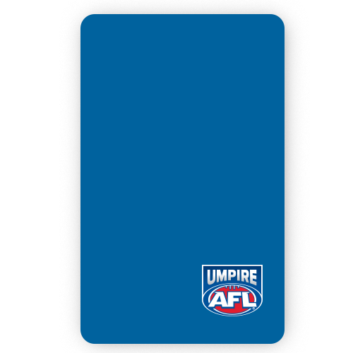 Umpire Send Off Card - BLUE