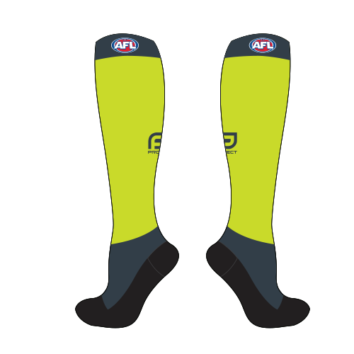 AFL National Champs Umpire Socks - GREEN
