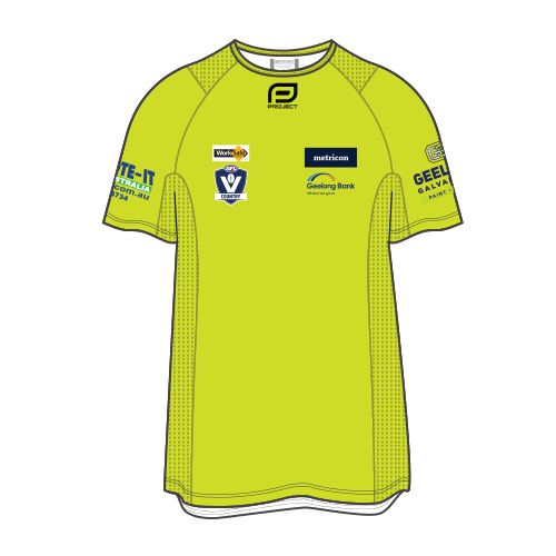Geelong Men's Active Umpire Tee Project Clothing