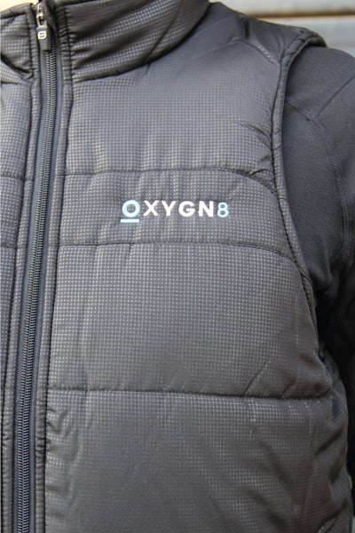 OXYGN8 Men's Puffer Vest - Black