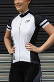 Women's Club Cycle Jersey - BLACK/WHITE