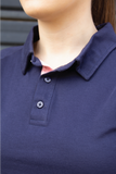 Women's Corporate Polo - NAVY/PINK